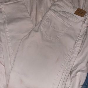 Abercrombie & Fitch white jeans